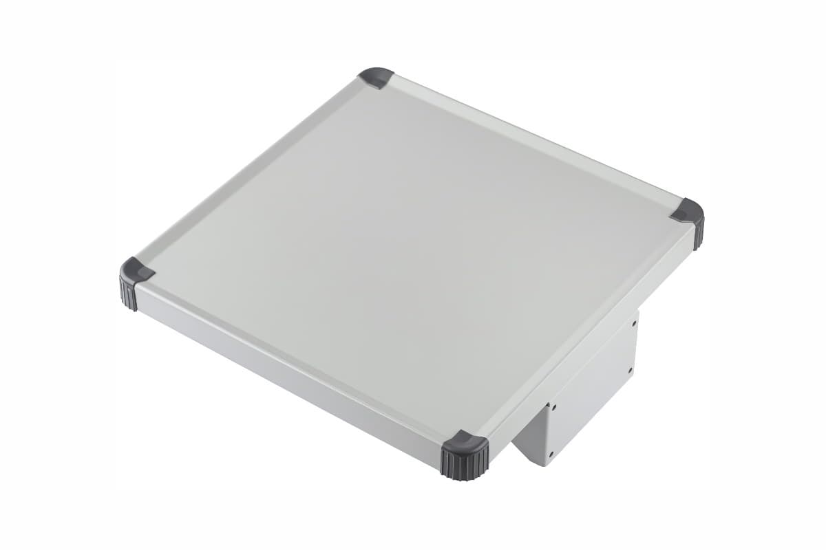 Полка EH421 для стойки с одной колонной, 400×400 мм