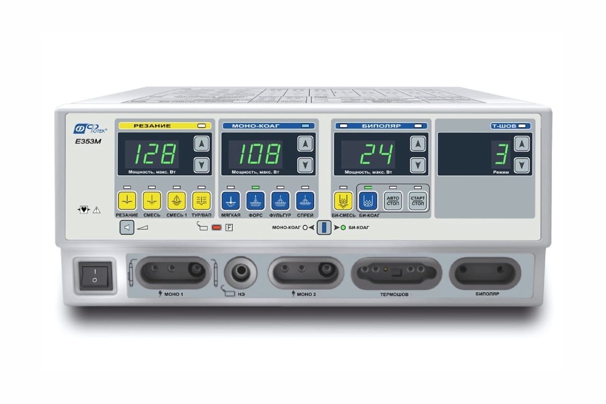 Электрохирургический блок Е353М для аппарата ЭХВЧ-350-02-"ФОТЕК"