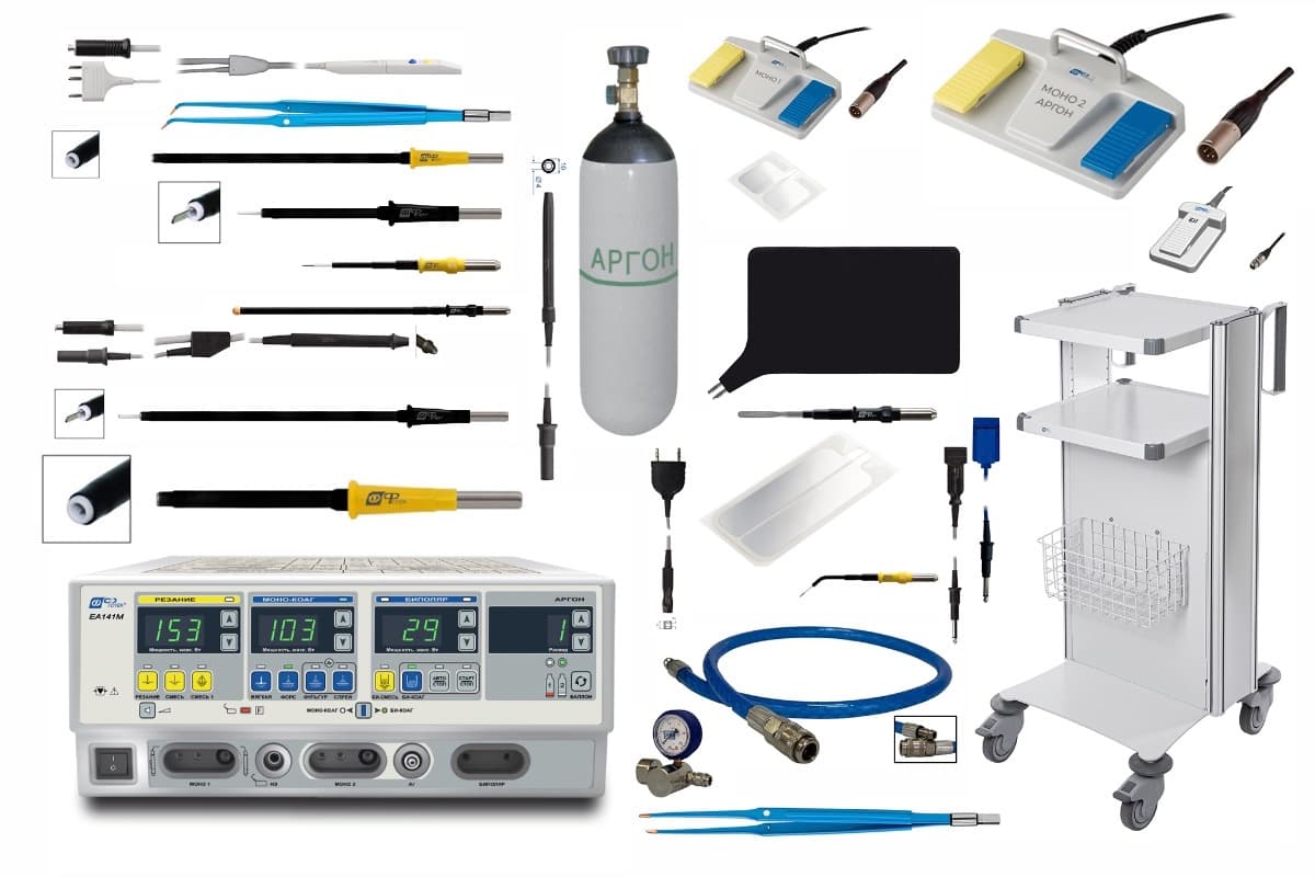 Набор для общей хирургии ЕА141М-ХБ12, базовый, Ar+МОНО+БИ
